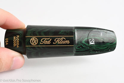 Ted Klum Florida Model 6* .096 Green Marbled Tenor Saxophone Mouthpiece MPC1908