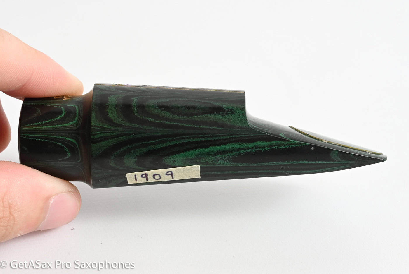 Ted Klum Florida Model 6* .096 Green Marbled Tenor Saxophone Mouthpiece MPC1908