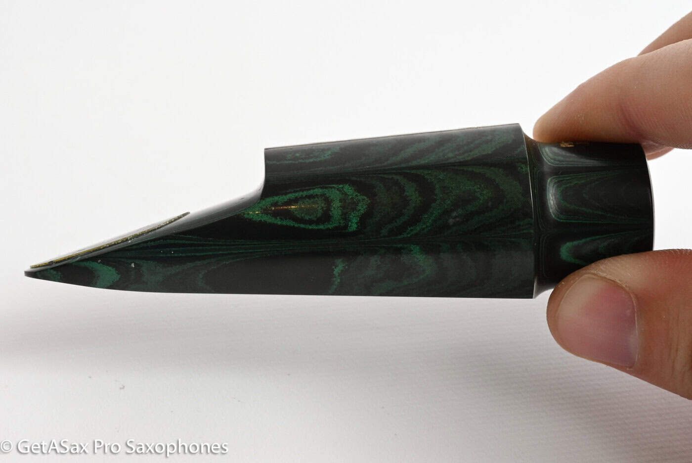 Ted Klum Florida Model 6* .096 Green Marbled Tenor Saxophone Mouthpiece MPC1908