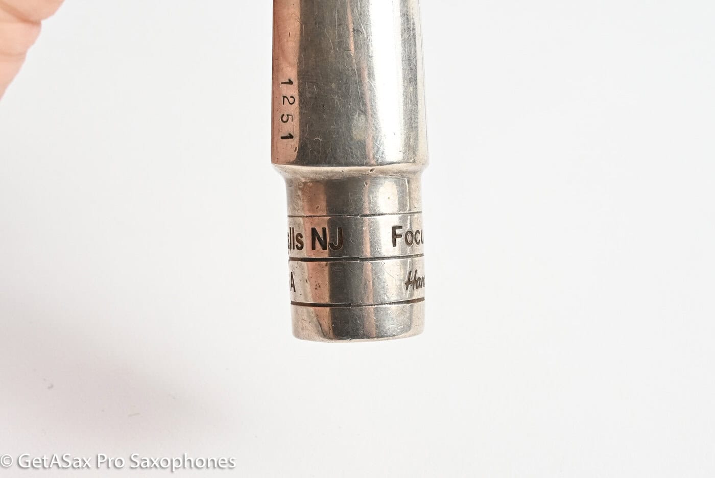 Ted Klum FocusTone Solid Silver Handcrafted 7 .101 Tenor Saxophone Mouthpiece w/ Ligature and Cap MPC1909