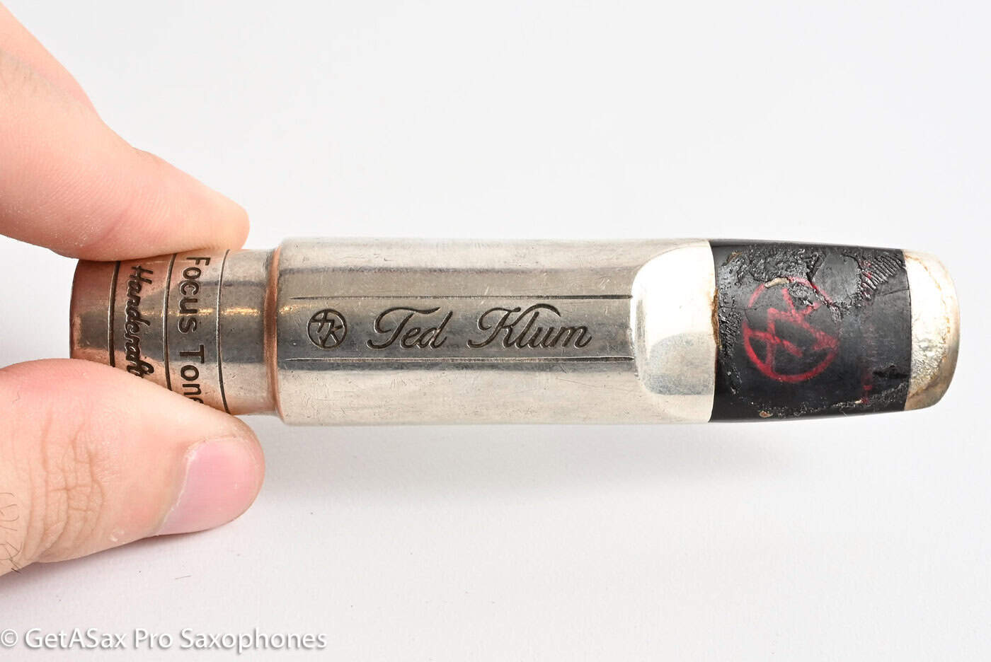 Ted Klum FocusTone Solid Silver Handcrafted 7 .101 Tenor Saxophone