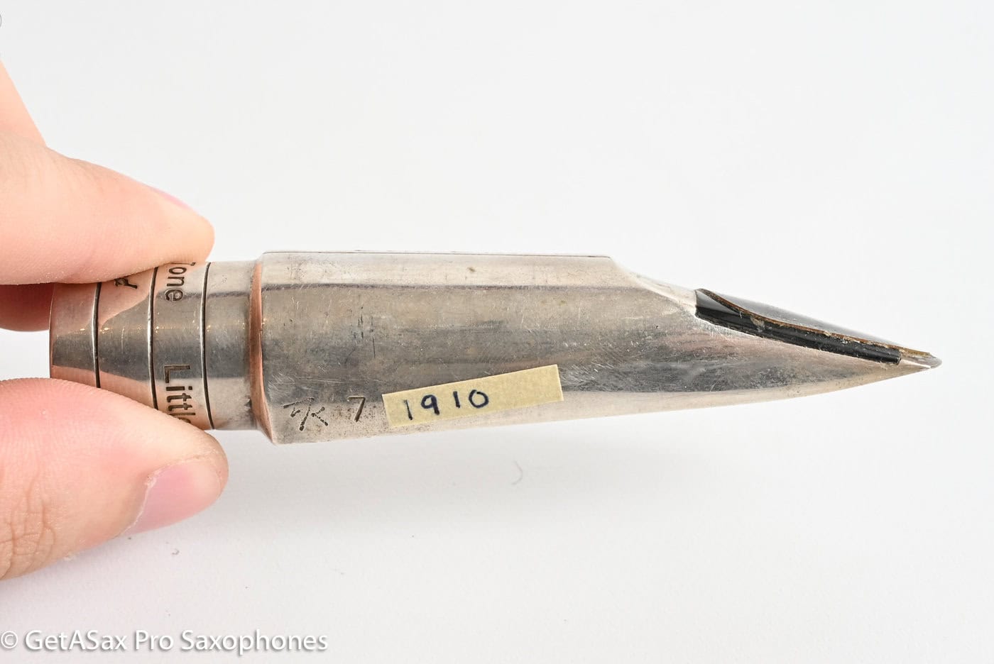 Ted Klum FocusTone Solid Silver Handcrafted 7 .103 Tenor Saxophone Mouthpiece MPC1910