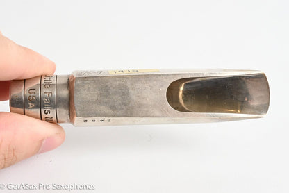 Ted Klum FocusTone Solid Silver Handcrafted 7 .103 Tenor Saxophone Mouthpiece MPC1910