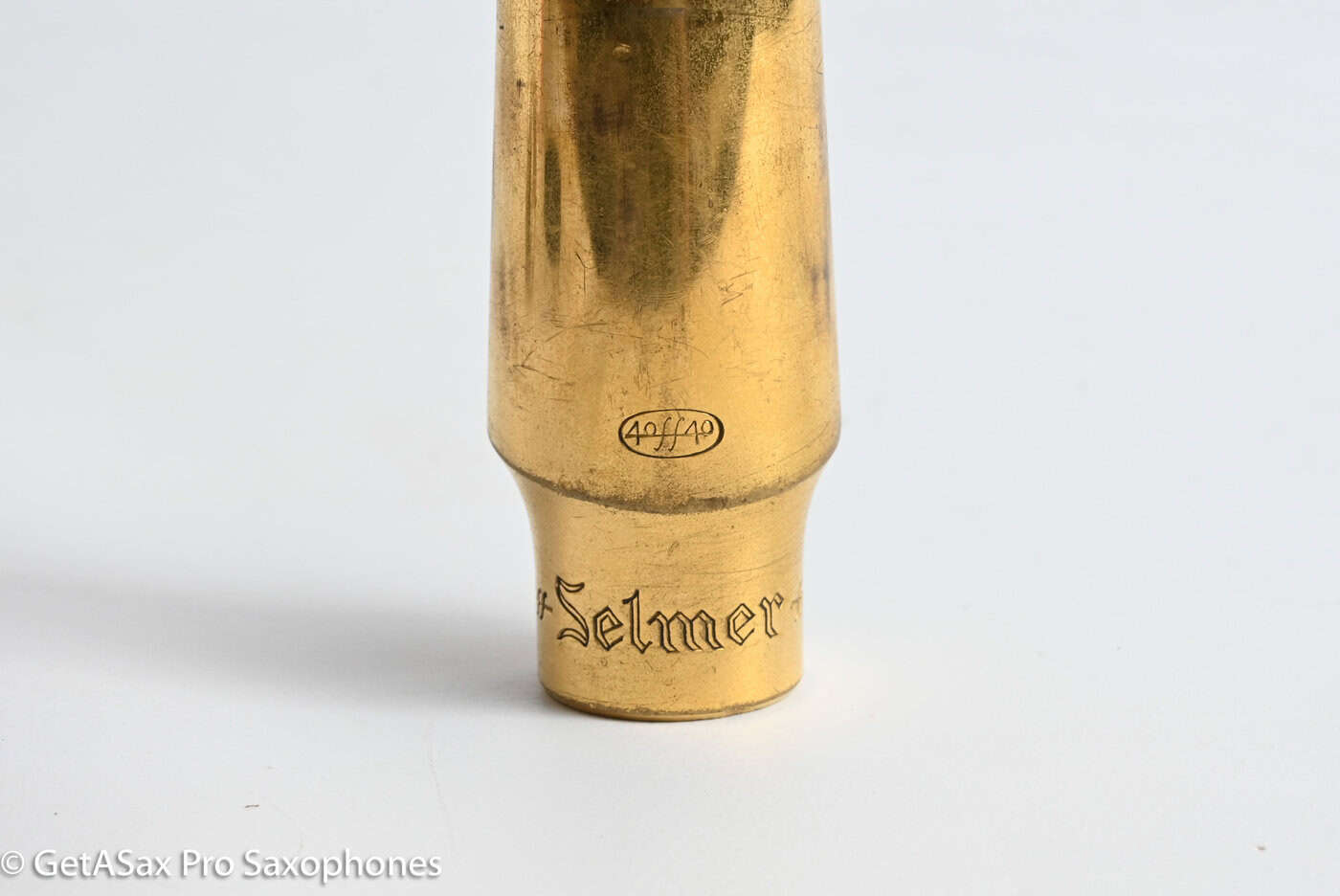 Selmer England 40ff40 Metal Alto Saxophone Mouthpiece: The Parker Piece (Extremely Rare)