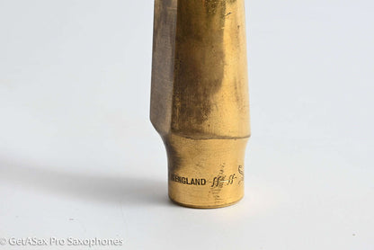Selmer England 40ff40 Metal Alto Saxophone Mouthpiece: The Parker Piece (Extremely Rare)