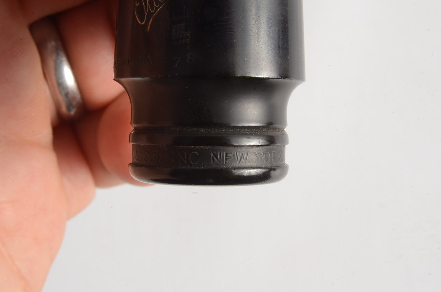Otto Link Slant NY Eburnated Bar 4* Alto Saxophone Mouthpiece MPC380