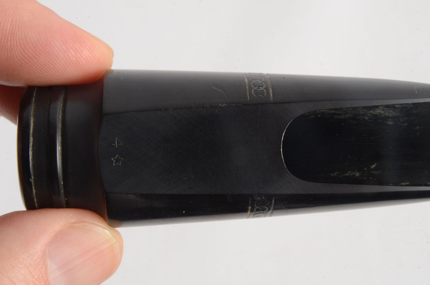Otto Link Slant NY Eburnated Bar 4* Alto Saxophone Mouthpiece MPC380