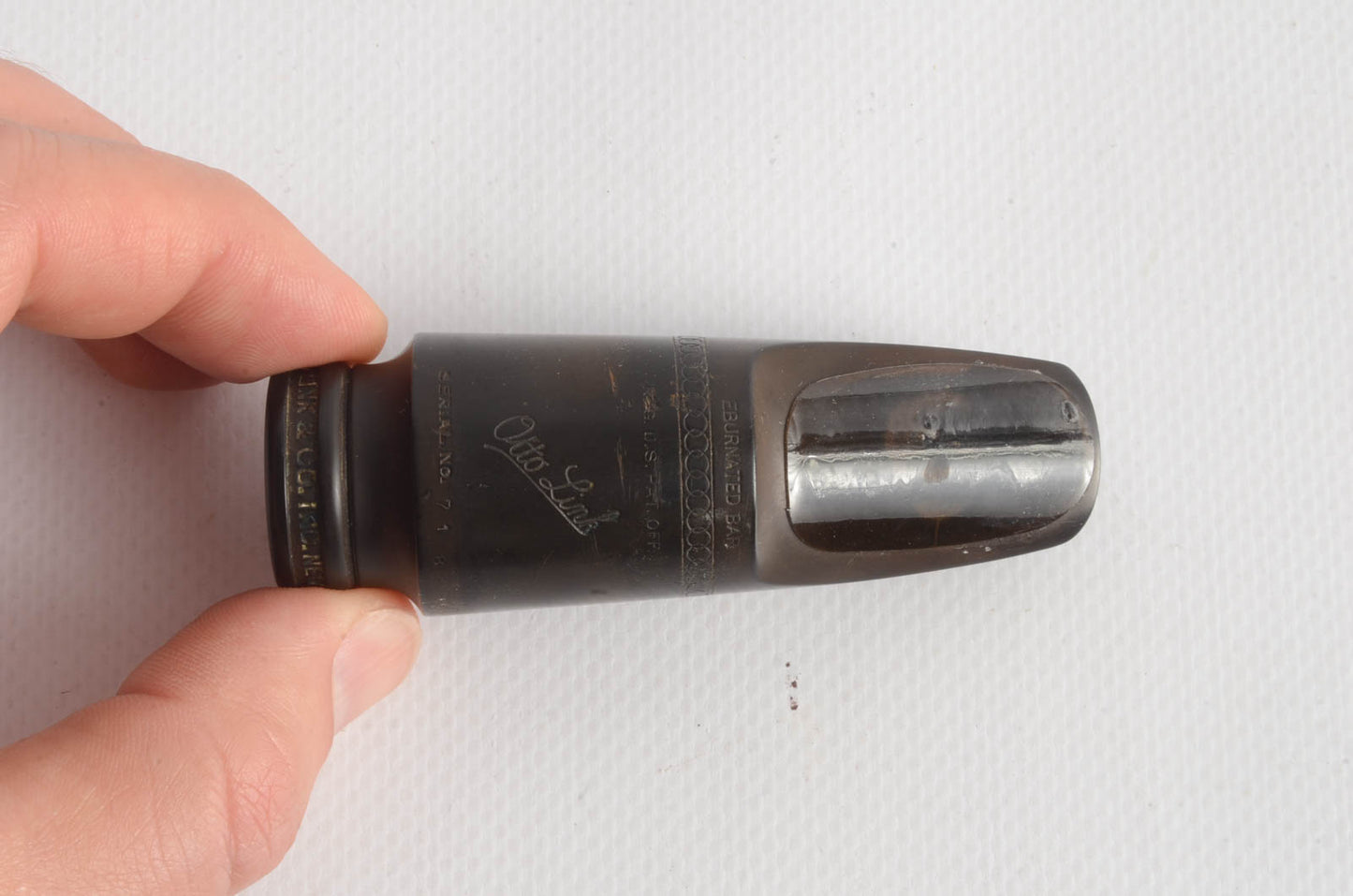 Otto Link Slant NY Eburnated Bar 4* Alto Saxophone Mouthpiece MPC382