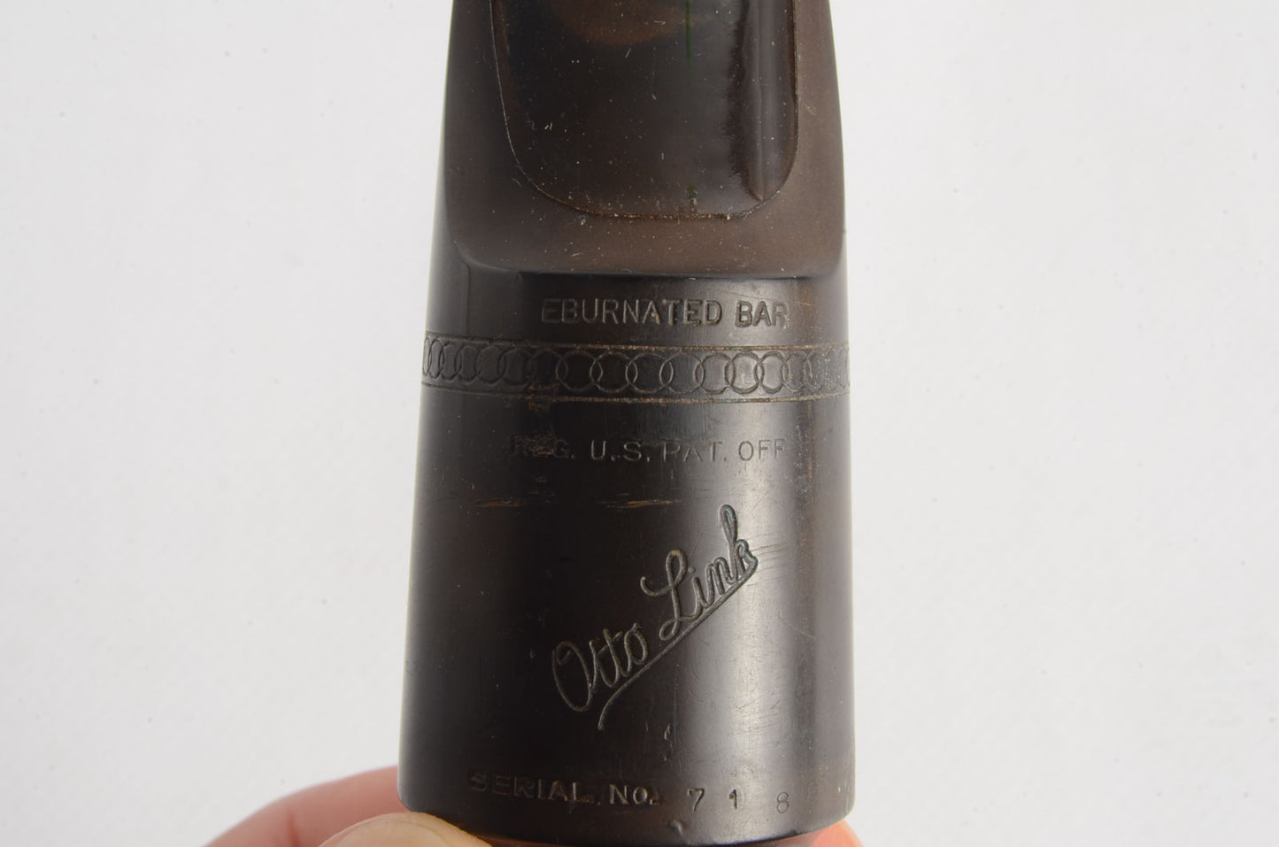Otto Link Slant NY Eburnated Bar 4* Alto Saxophone Mouthpiece MPC382