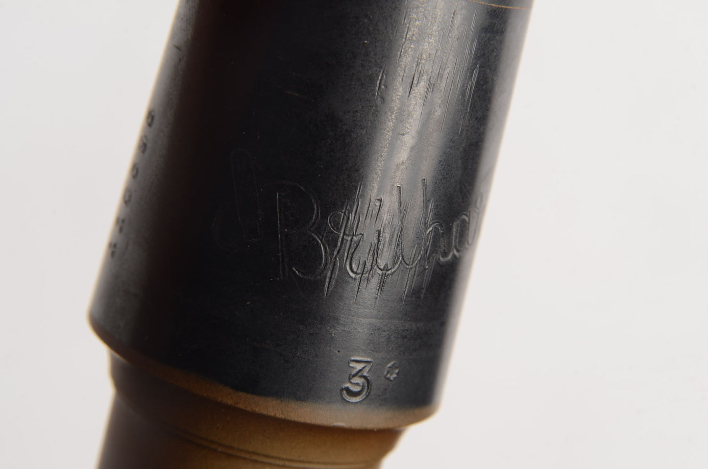 Brilhart Hard Rubber 3* Tenor Saxophone Mouthpiece MPC396