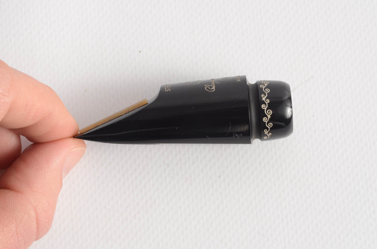 Wood Stone Steel Ebonite Super Custom Artist 8 Soprano Saxophone Mouthpiece MPC423PW