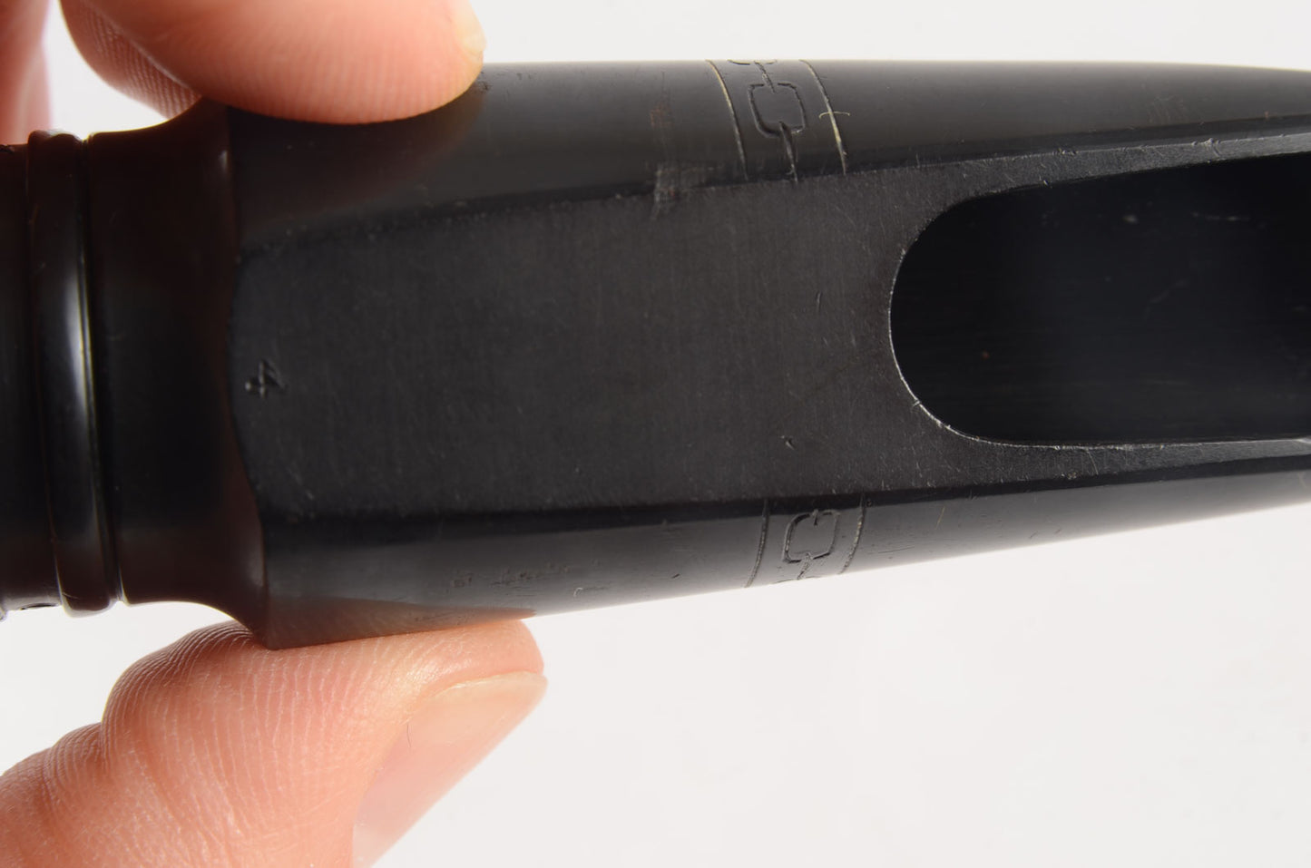 Otto Link Slant Sig Eburnated Bar 4 Alto Saxophone Mouthpiece MPC490