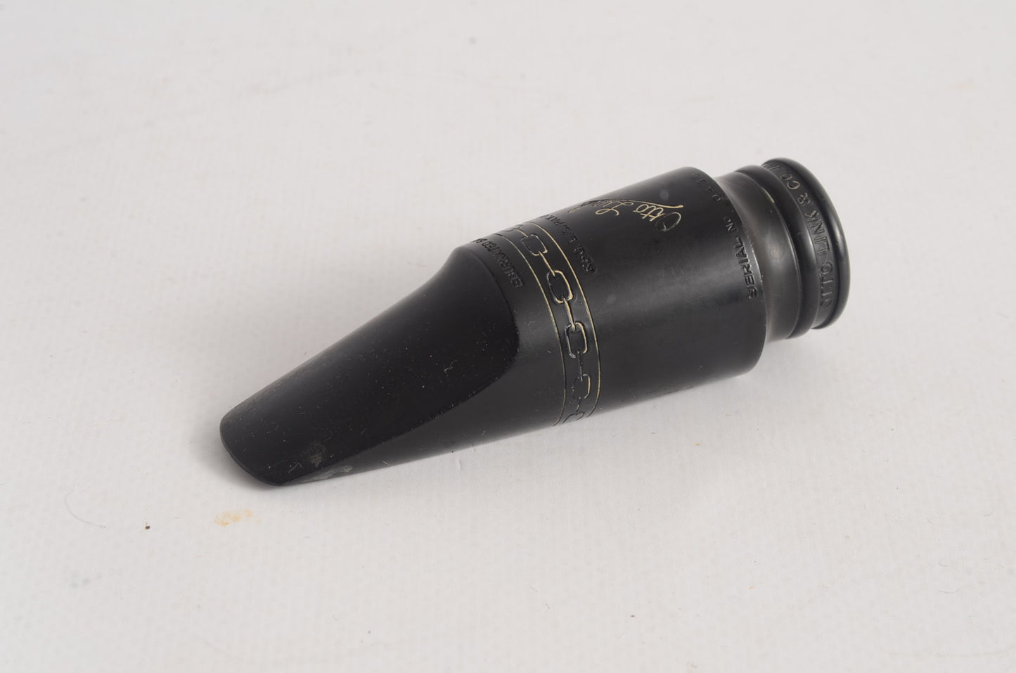Otto Link Slant Sig Eburnated Bar 4 Alto Saxophone Mouthpiece MPC490