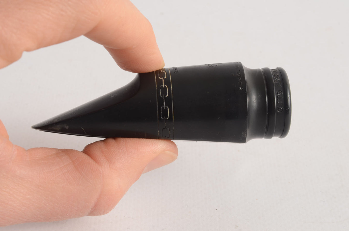 Otto Link Slant Sig Eburnated Bar 4 Alto Saxophone Mouthpiece MPC490