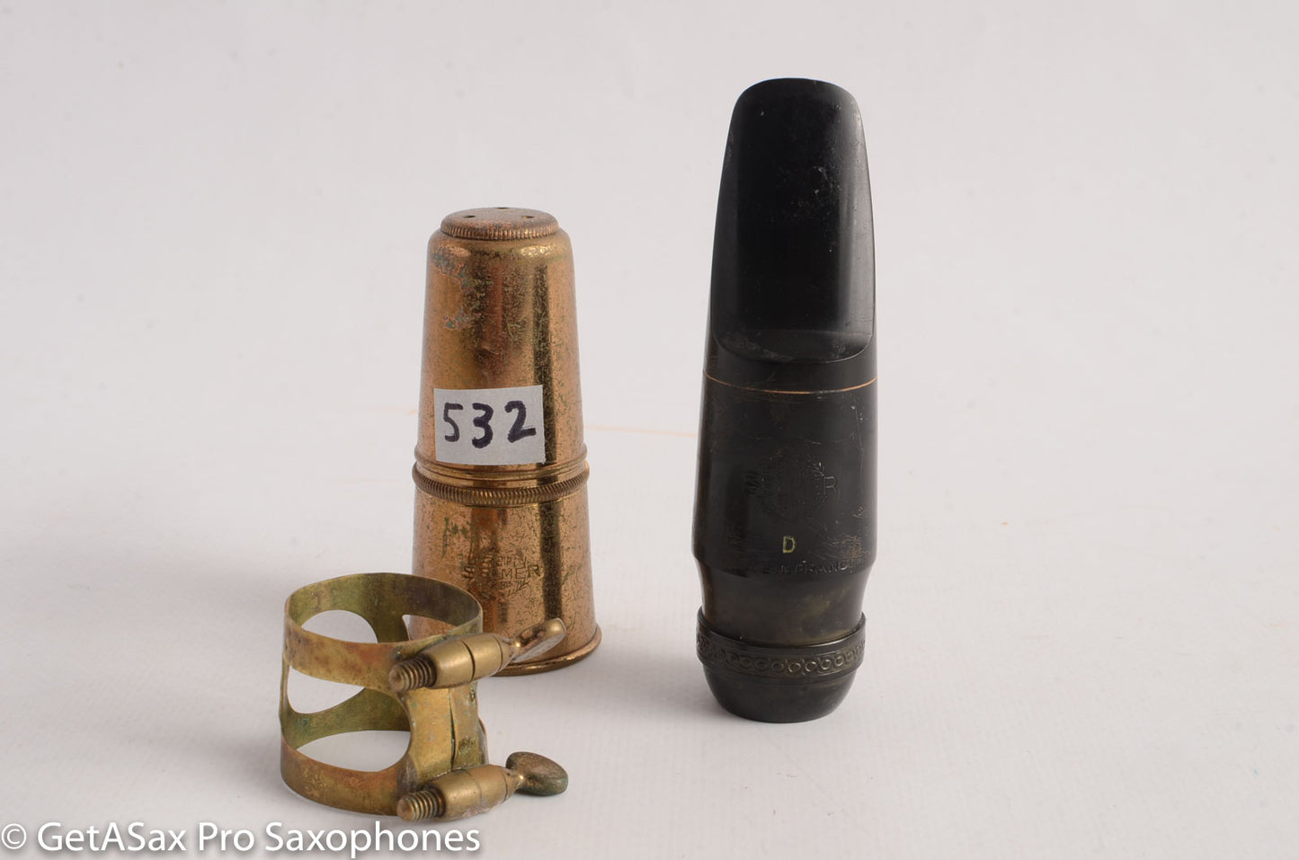 Selmer D Long Scroll Shank Alto Saxophone Mouthpiece MPC532