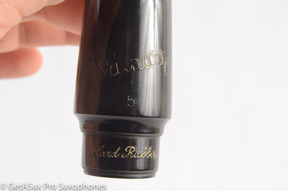Brilhart Hard Rubber  7* Tenor Saxophone Mouthpiece EG Reface Excellent MPC560