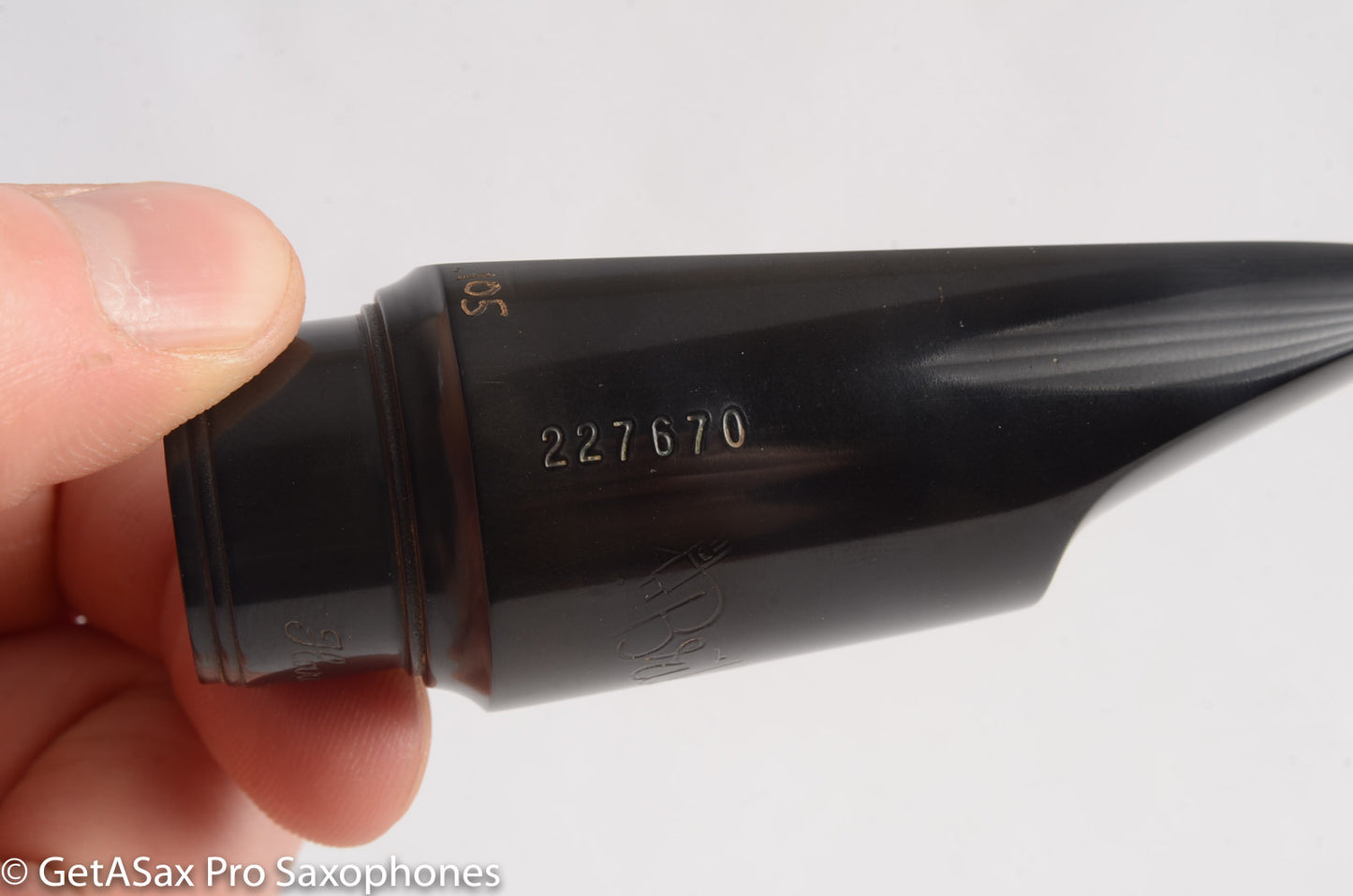 Brilhart Hard Rubber  7* Tenor Saxophone Mouthpiece EG Reface Excellent MPC564
