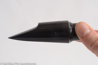 Brilhart Hard Rubber  7* Tenor Saxophone Mouthpiece EG Reface Excellent MPC564