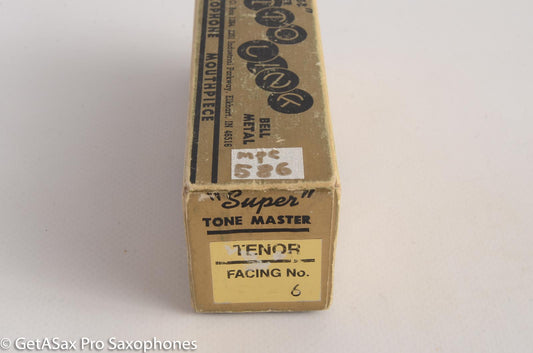 Otto Link Super Tone Master USA 6 Tenor Saxophone Mouthpiece MPC586