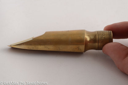 Dukoff Hollywood Metal Tenor Saxophone Mouthpiece 7* Refaced from 5* Great! MPC610