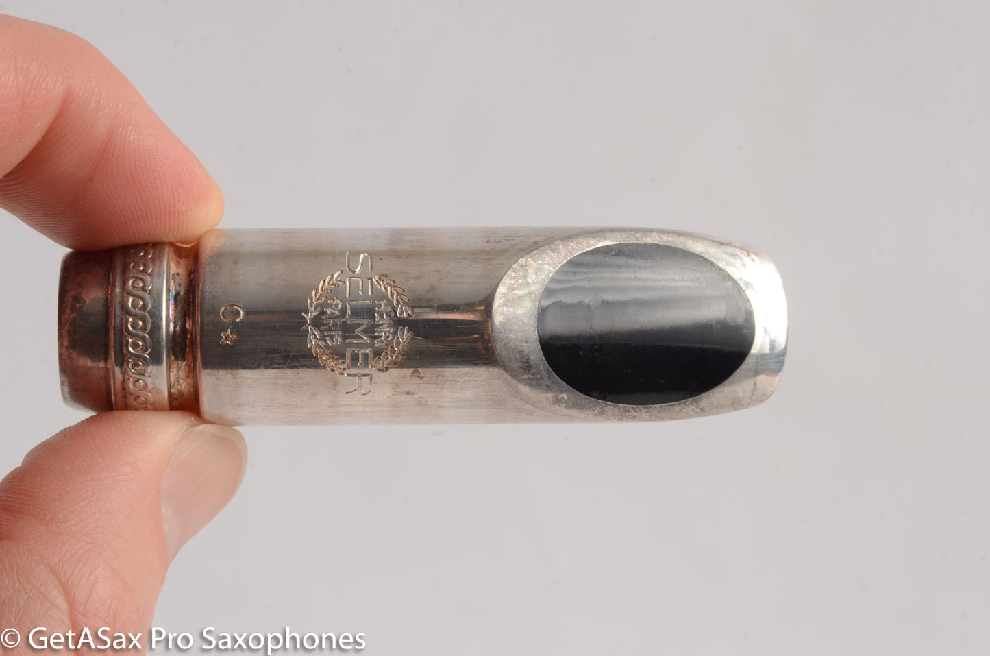 Selmer NOS Scroll Shank Metal C* Soprano Saxophone Mouthpiece MPC621