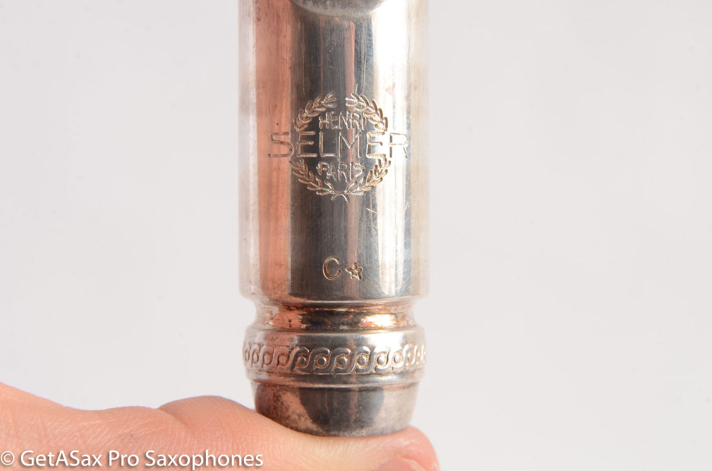 Selmer NOS Scroll Shank Metal C* Soprano Saxophone Mouthpiece MPC621