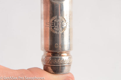 Selmer NOS Scroll Shank Metal C* Soprano Saxophone Mouthpiece MPC621