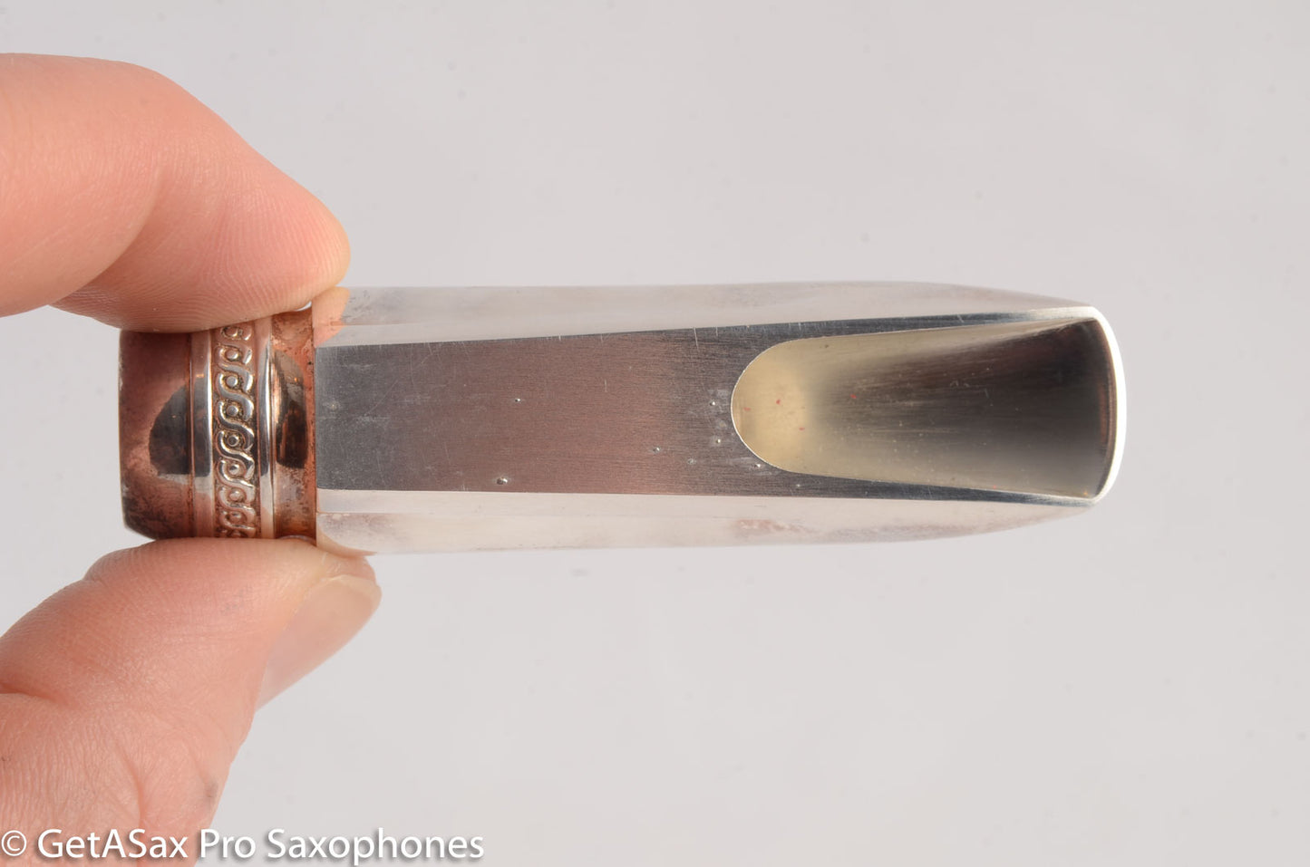 Selmer NOS Scroll Shank Metal C** Soprano Saxophone Mouthpiece MPC623
