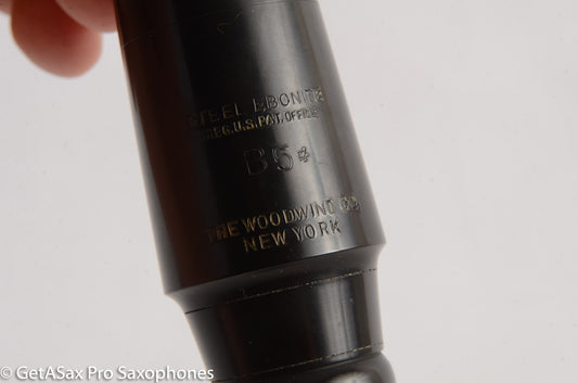 Woodwind Co NY Steel Ebonite Tenor B5* BP 0.095 Modern 6* MPC645DL