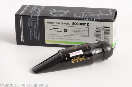 Selmer Soloist D Like New modern Tenor Saxophone Mouthpiece MPC647DL