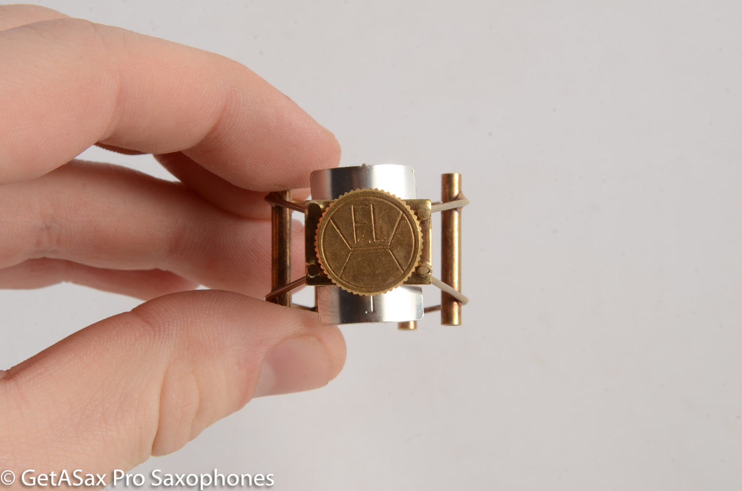 Francois Louis Silver Alto Hard Rubber Size Ligature