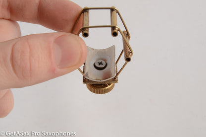 Francois Louis Silver Alto Hard Rubber Size Ligature