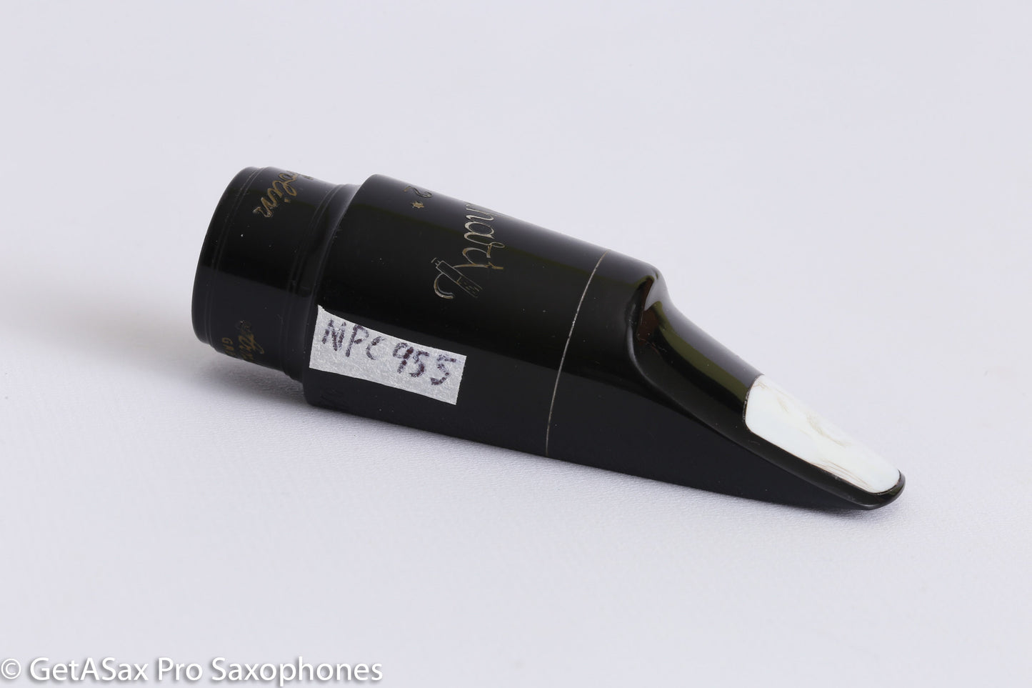 Brilhart Ebolin Great Neck Alto Saxophone Mouthpiece 7 .080" Tip EG Reface Great! MPC955