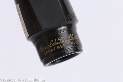 Brilhart Ebolin Great Neck Alto Saxophone Mouthpiece 7 .080" Tip EG Reface Great! MPC955