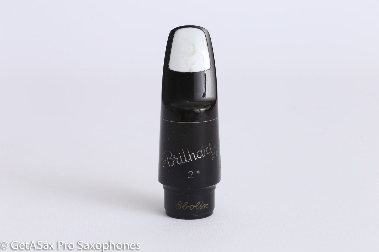 Brilhart Ebolin Great Neck Alto Saxophone Mouthpiece 7 .080" Tip EG Reface Great! MPC955