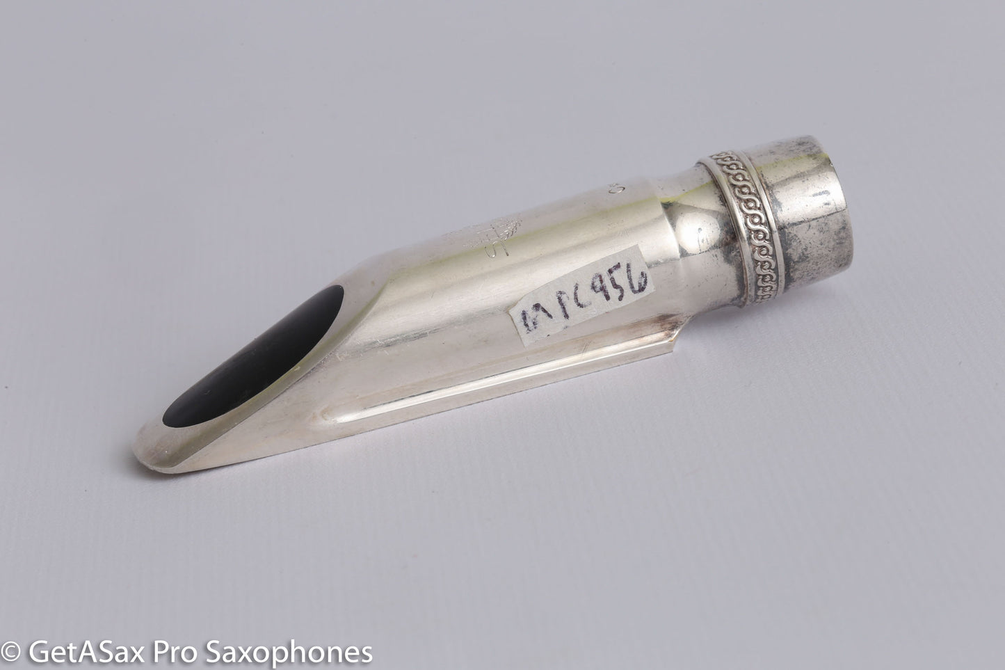 Selmer C** Alto Saxophone Mouthpiece Vintage Scroll Metal Silver MPC956