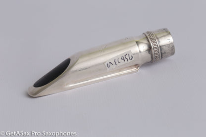 Selmer C** Alto Saxophone Mouthpiece Vintage Scroll Metal Silver MPC956
