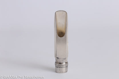 Selmer C** Alto Saxophone Mouthpiece Vintage Scroll Metal Silver MPC956