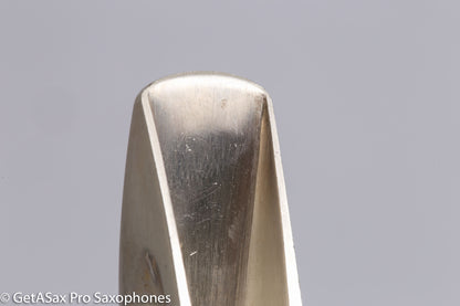 Selmer C** Alto Saxophone Mouthpiece Vintage Scroll Metal Silver MPC956
