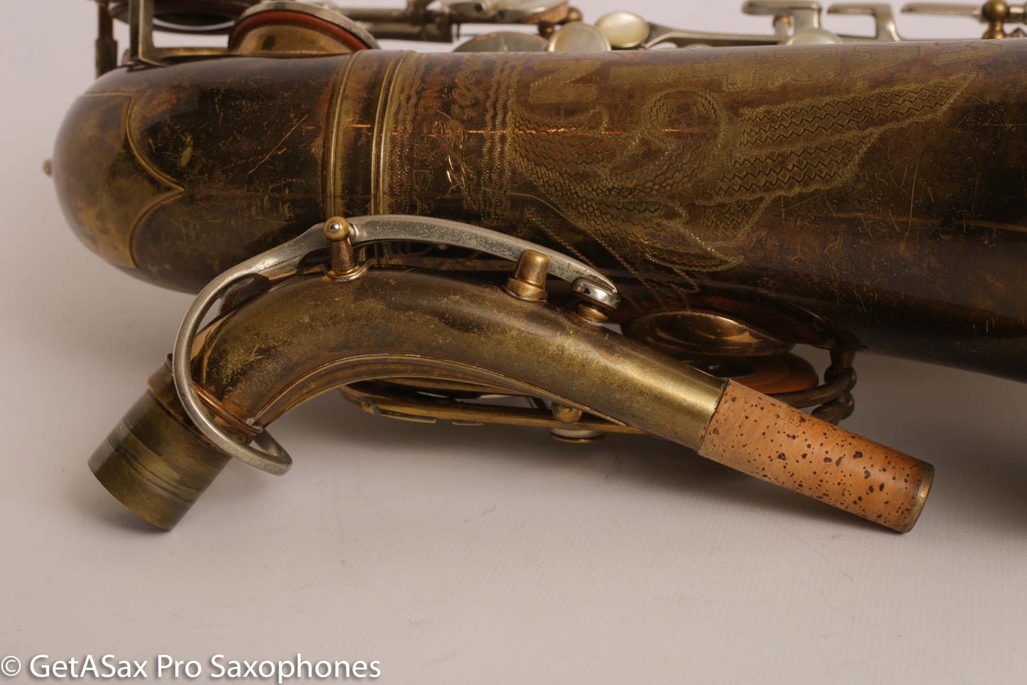 Martin Committee II Alto Saxophone Original Lacquer Plays Well Great Deal! 131k