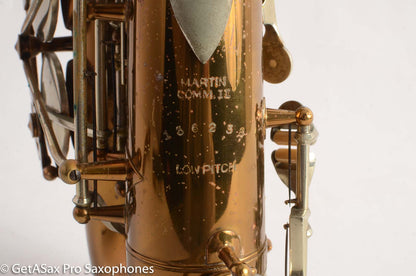 Martin Committee II Alto Saxophone Original Lacquer Lion and Crown 136238