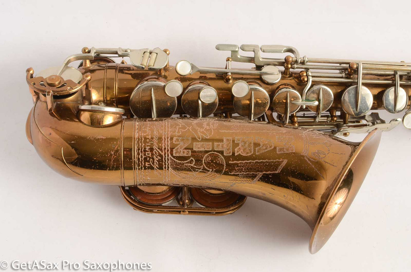 Martin Committee II Alto Saxophone Original Lacquer Lion and Crown 136238