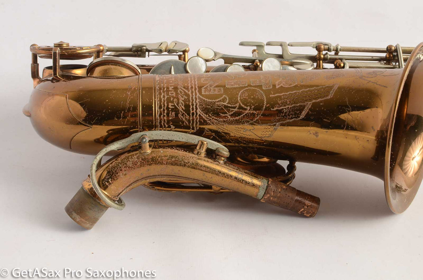 Martin Committee II Alto Saxophone Original Lacquer Lion and Crown 136238