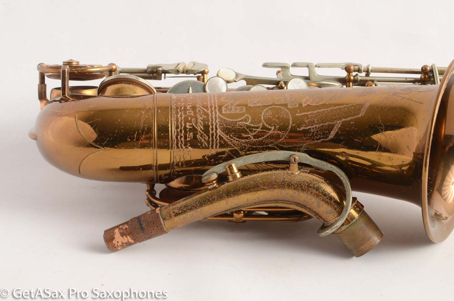 Martin Committee II Alto Saxophone Original Lacquer Lion and Crown 136238