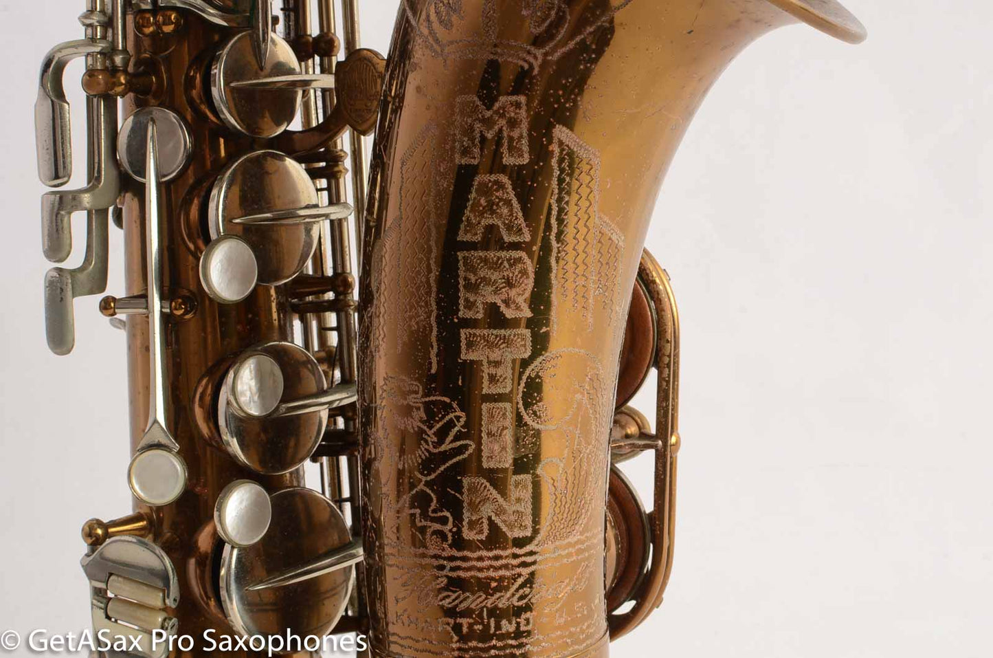 Martin Committee II Alto Saxophone Original Lacquer Lion and Crown 136238