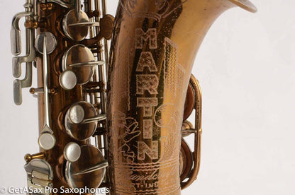 Martin Committee II Alto Saxophone Original Lacquer Lion and Crown 136238