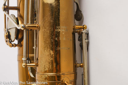 Martin Committee II Tenor Saxophone Original Lacquer Overhauled Excellent 131105