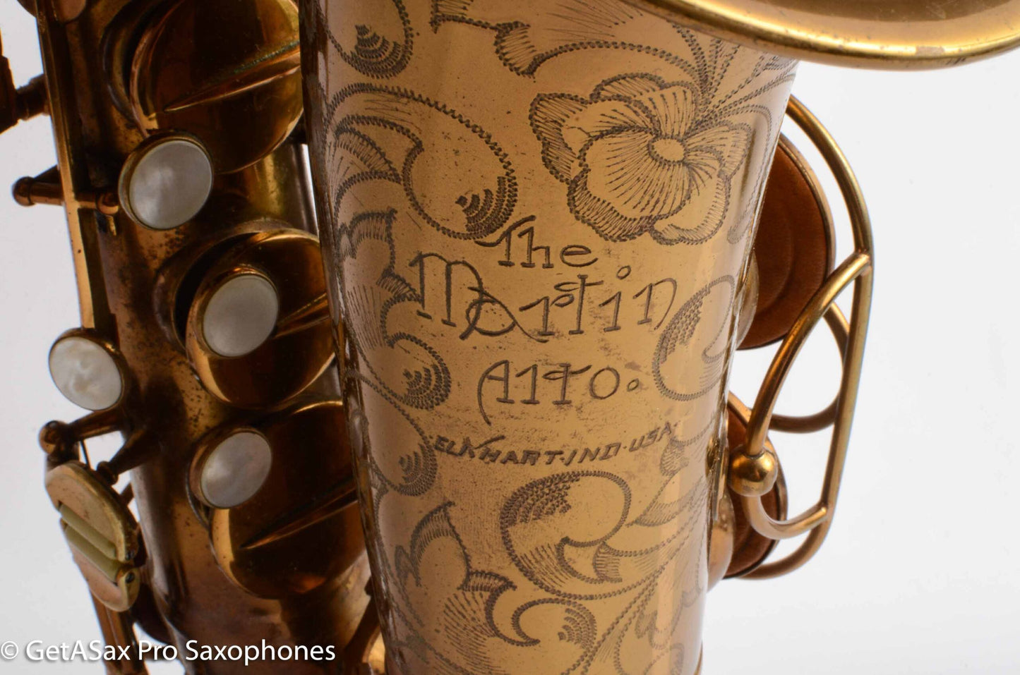 Martin The Martin Alto Committee III Beautiful Original Dark Lacquer Old Pads 158513