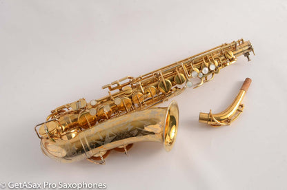 Martin Handcraft Alto Saxophone 125113 Burnished Gold Special Engraving!