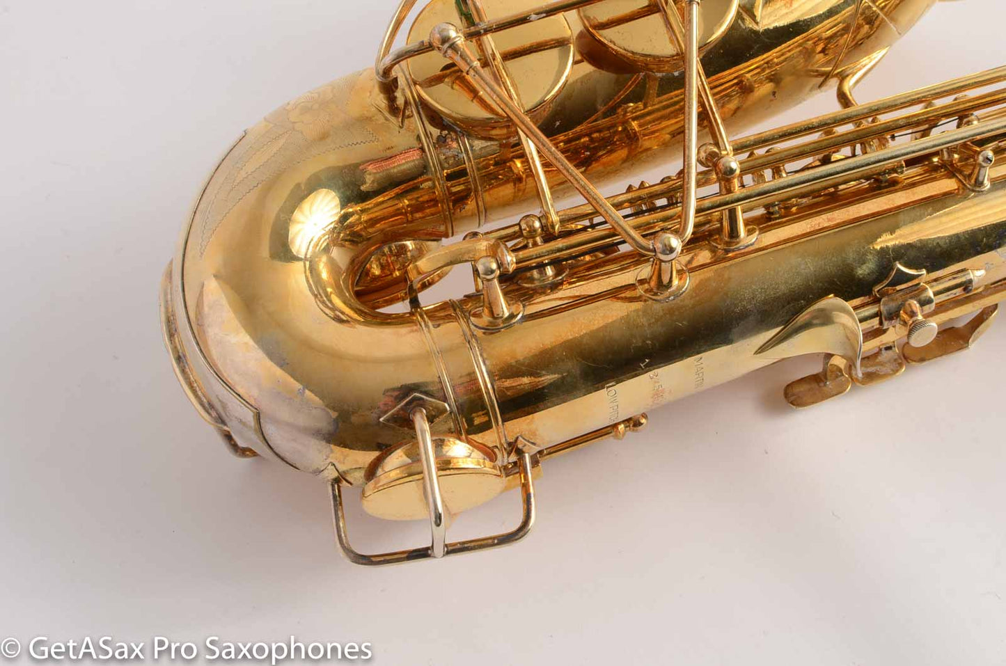 Martin Handcraft Alto Saxophone 125113 Burnished Gold Special Engraving!